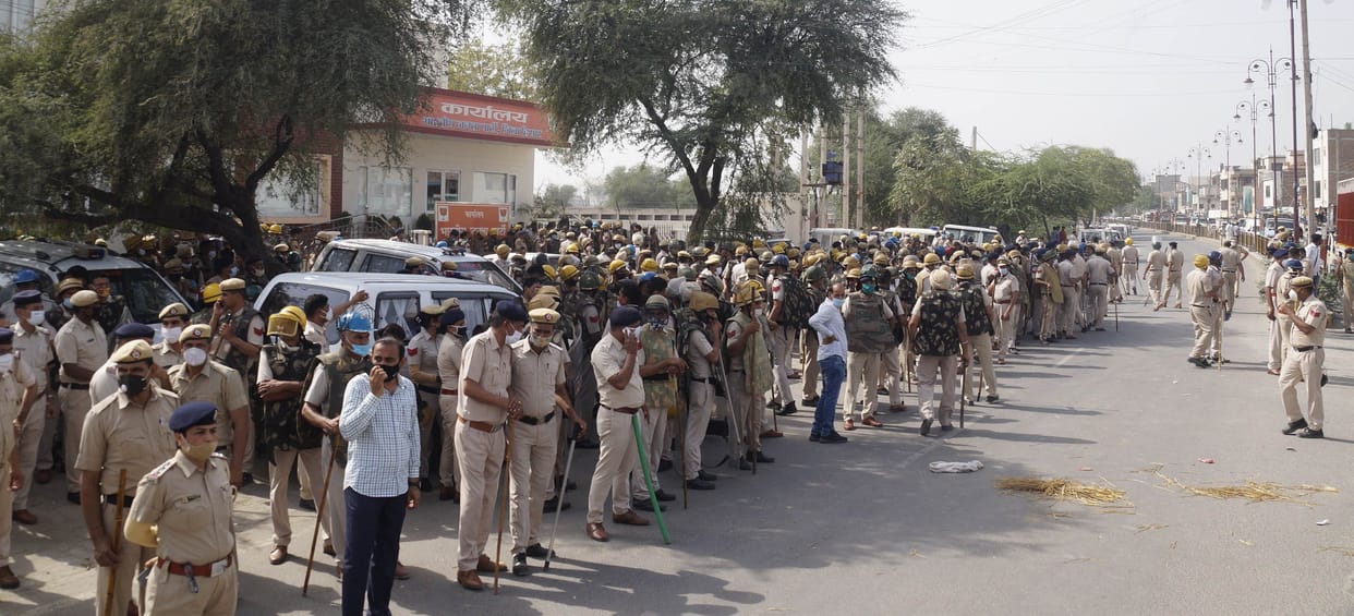 farmer protest BJP leader in Hisar