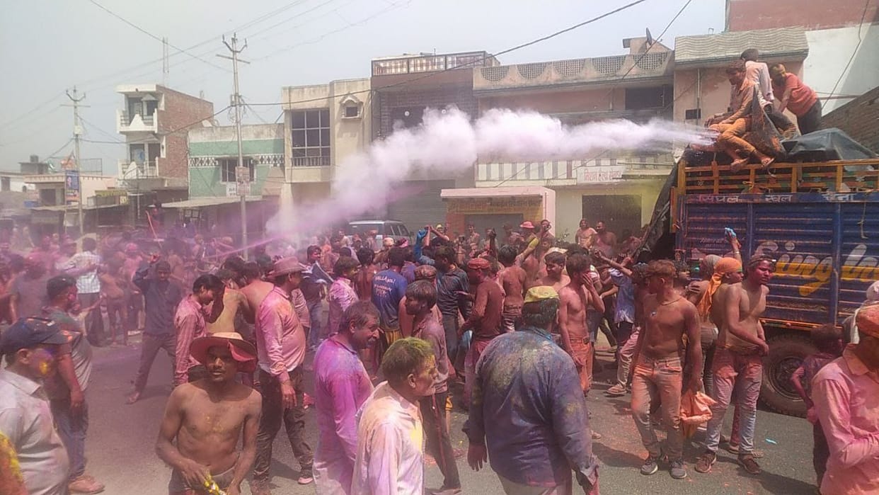 Holi celebrated