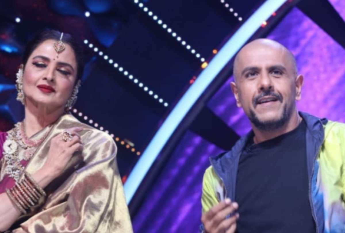 Rekha visits Indian Idol 12 set Vishal Dadlani shared fun pictures