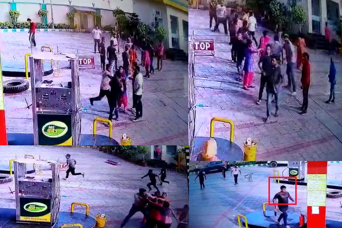 UP Crime News: Attack on many employees of CNG pump in Meerut and The incident was captured on CCTV camera