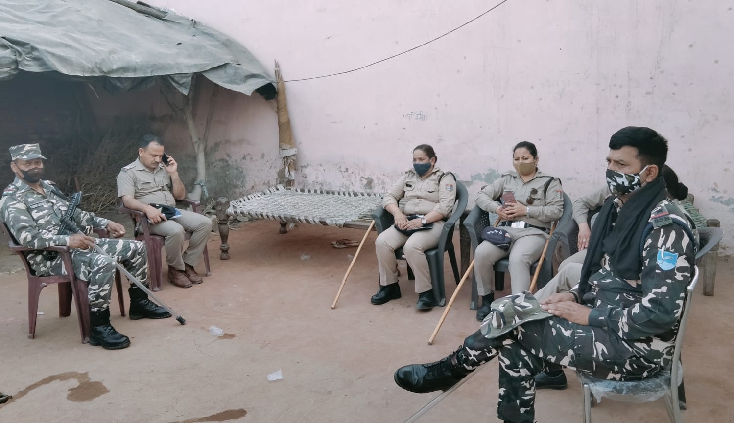 uttarakhand news: fight for water in holi at haridwar, police force deployed photos