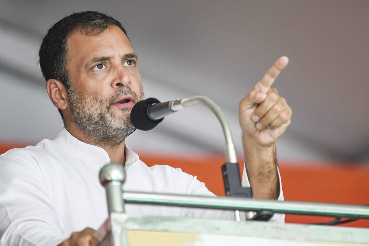 BJP spoke on Rahul Gandhis allegations on Pegasus said he should submit his phone to the investigating agency