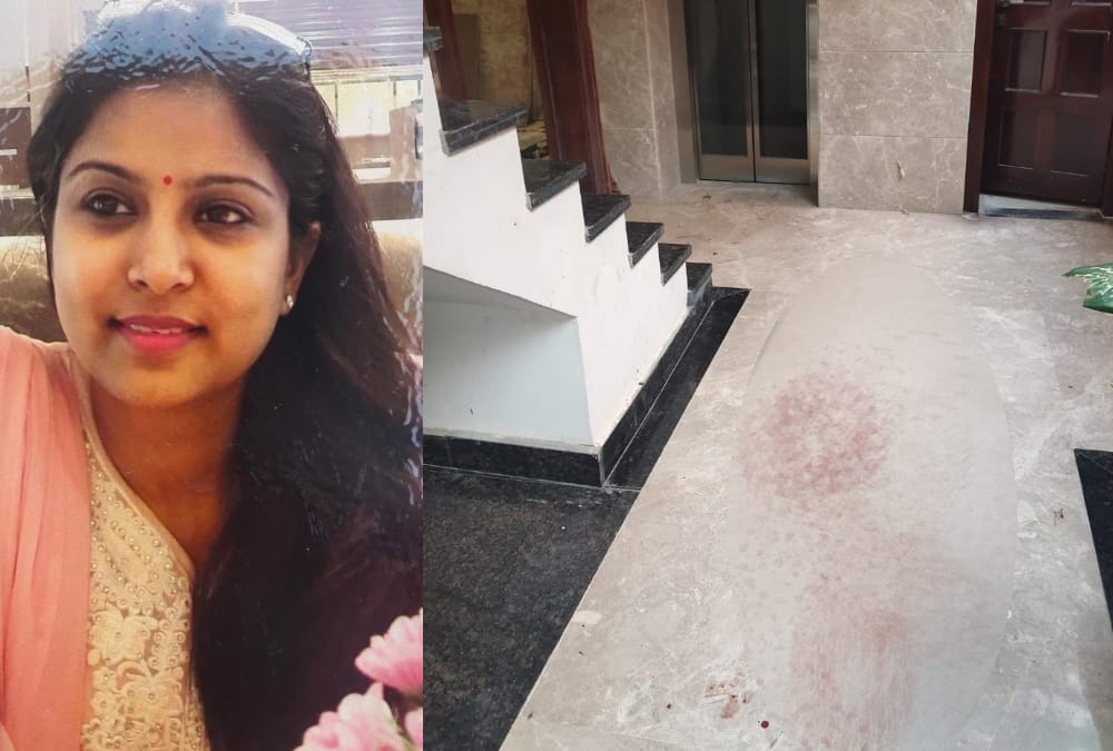 A woman murdered in Gomati nagar in Lucknow.
