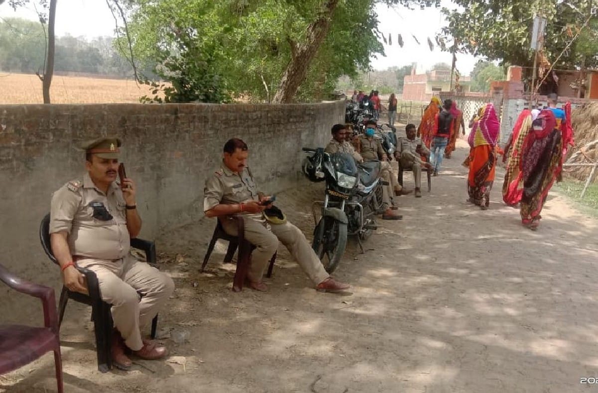 Varanasi BDC murder: police force imposed after incident on holi
