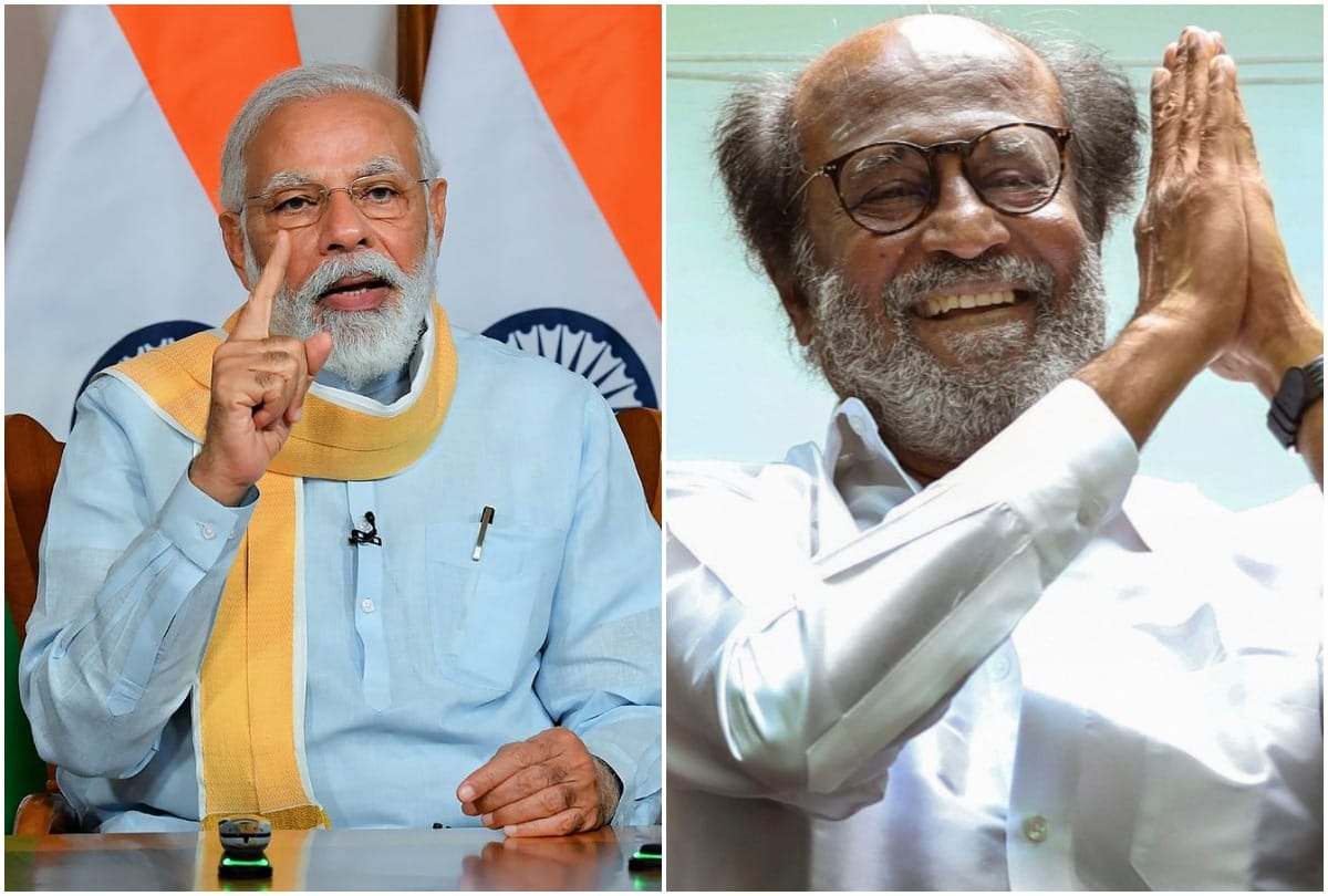 PM narendra Modi congratulates Rajinikanth, calls him an Thalaiva endearing personality