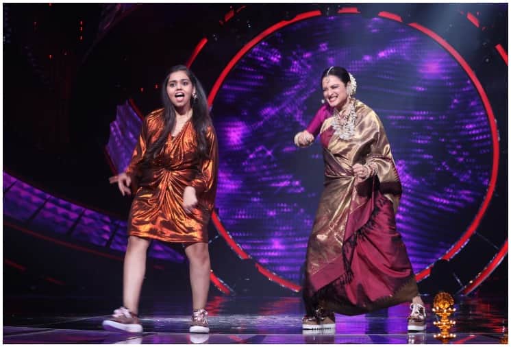 Rekha in Indian Idol 12 Dances on Iconic Song 'Humma Humma' with Contestant Shanmukha Priya