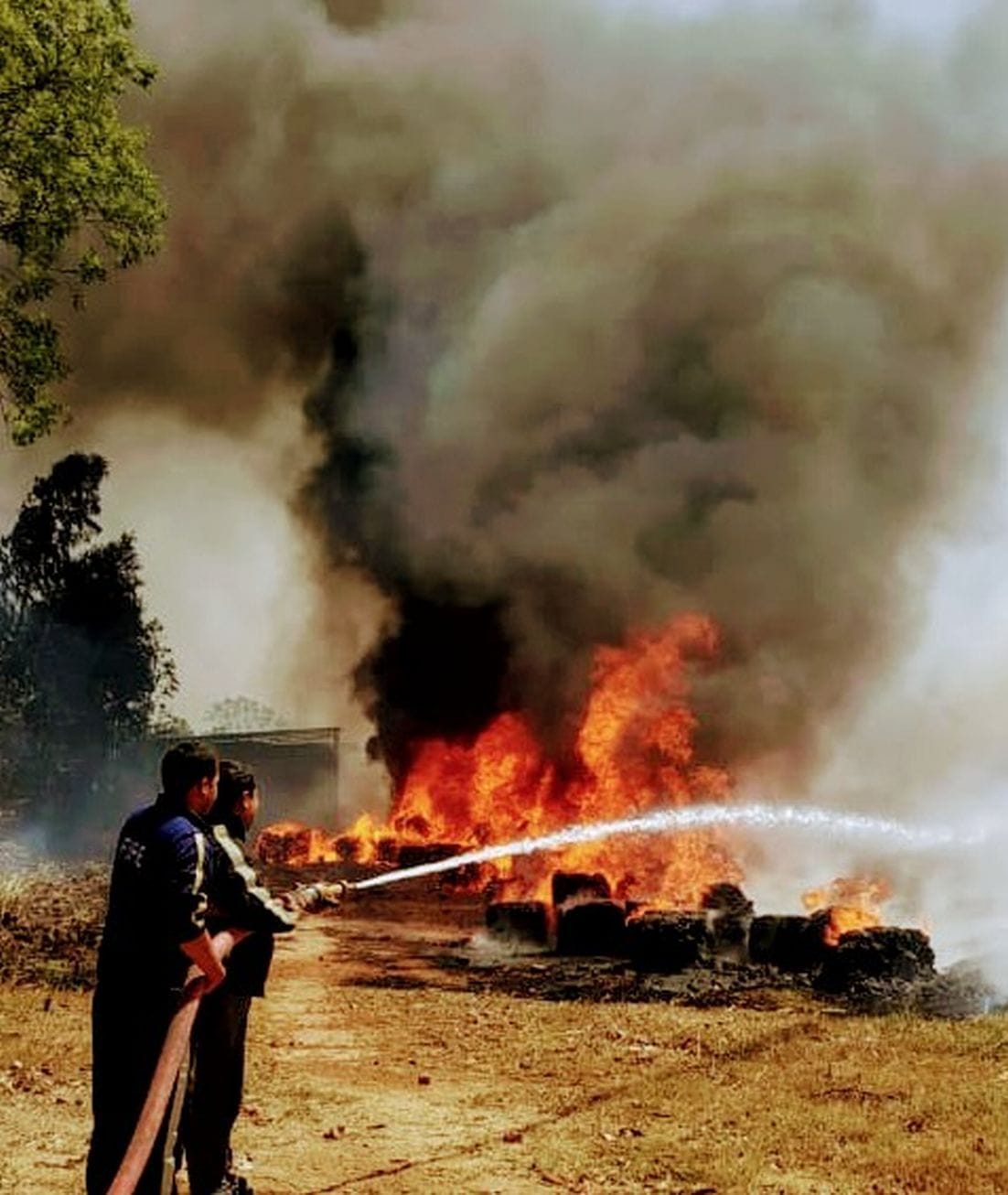 Five Fire Accidents in Kashipur