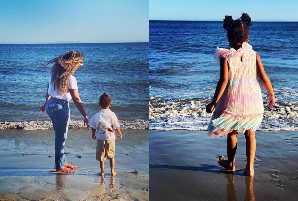 Beyoncé Shares Sweet Family Beach Day Pictures From Malibu On Social Media