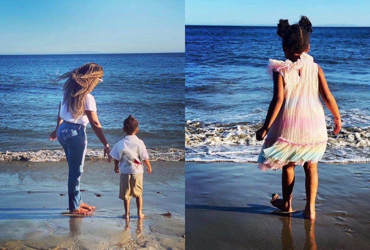 Beyoncé Shares Sweet Family Beach Day Pictures From Malibu On Social Media