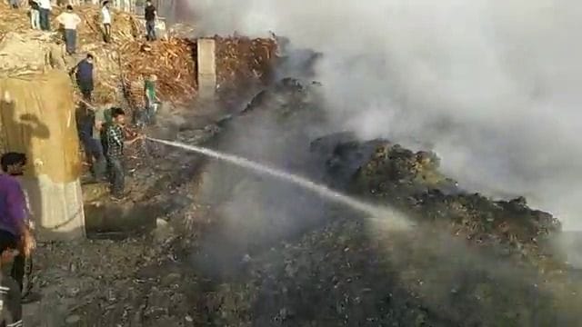 fire at papermill