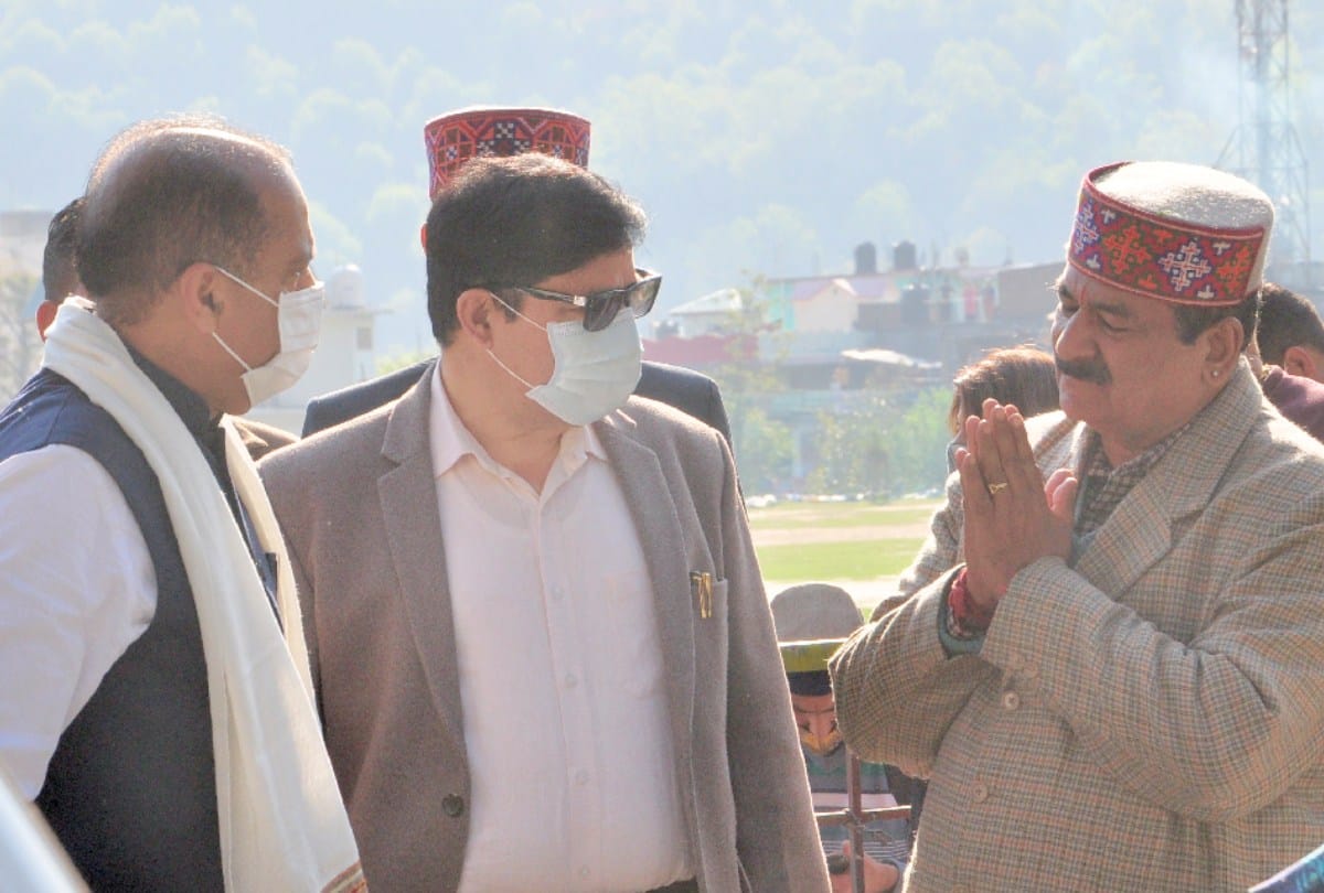 cm jairam thakur statment over anil sharma today in mandi himachal