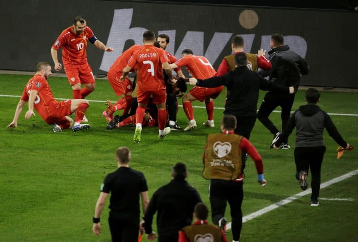 North Macedonia creates history defeated Germany in World Cup qualifiers