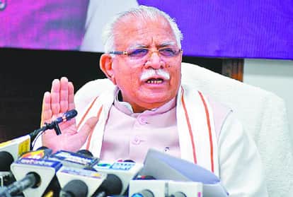 हरियाणा के मुख्यमंत्री मनोहर लाल।