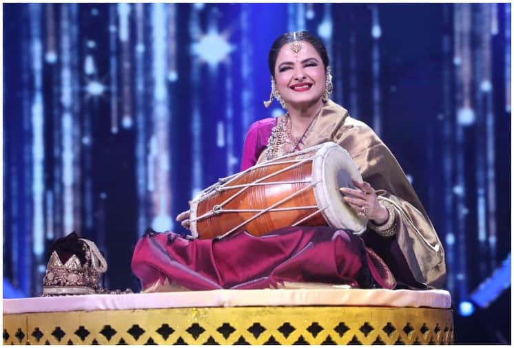 Rekha in Indian Idol 12 Dances on Iconic Song 'Humma Humma' with Contestant Shanmukha Priya