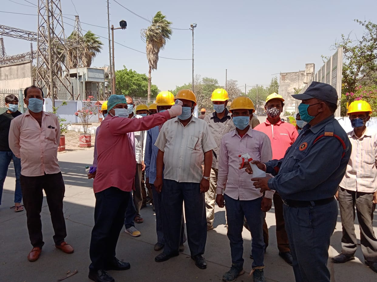 Admission to the mill after thermal screening: GM administration