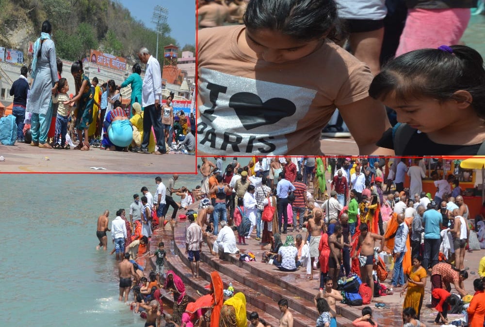 Haridwar Maha Kumbh 2021: Covid 19 Rules Broken, Devotees seen Without mask and Social Distancing photos