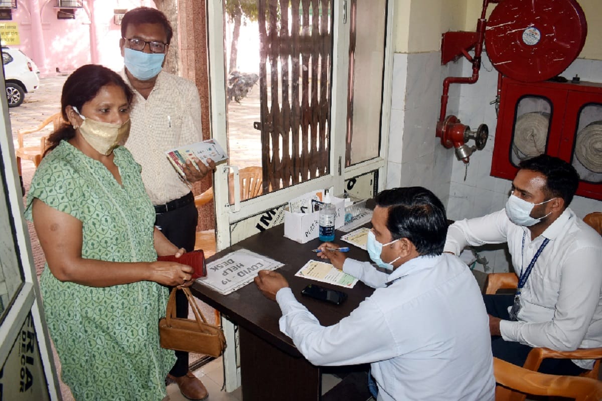 corona vaccination of 45 plus age group today