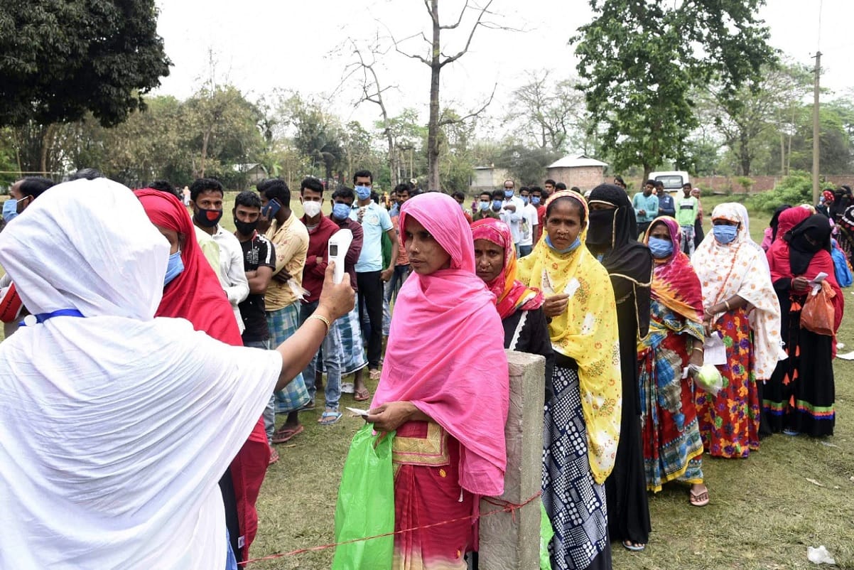 Assembly election 2021 Voting continues in West Bengal and Assam see pictures