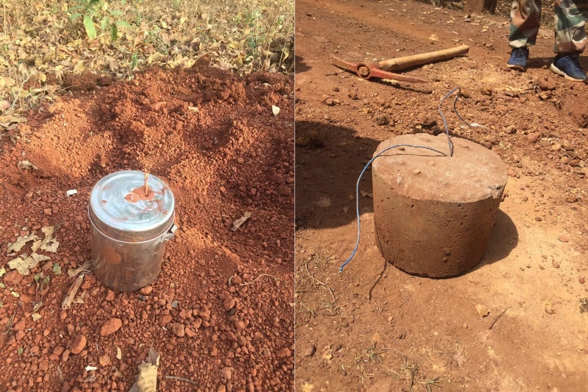 ITBP unearthed and destroyed Twin IEDs of 15 KGs and 5 KGs