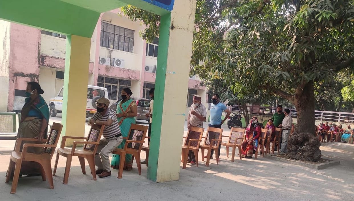 Carona vaccine is being applied in NHPC hospital