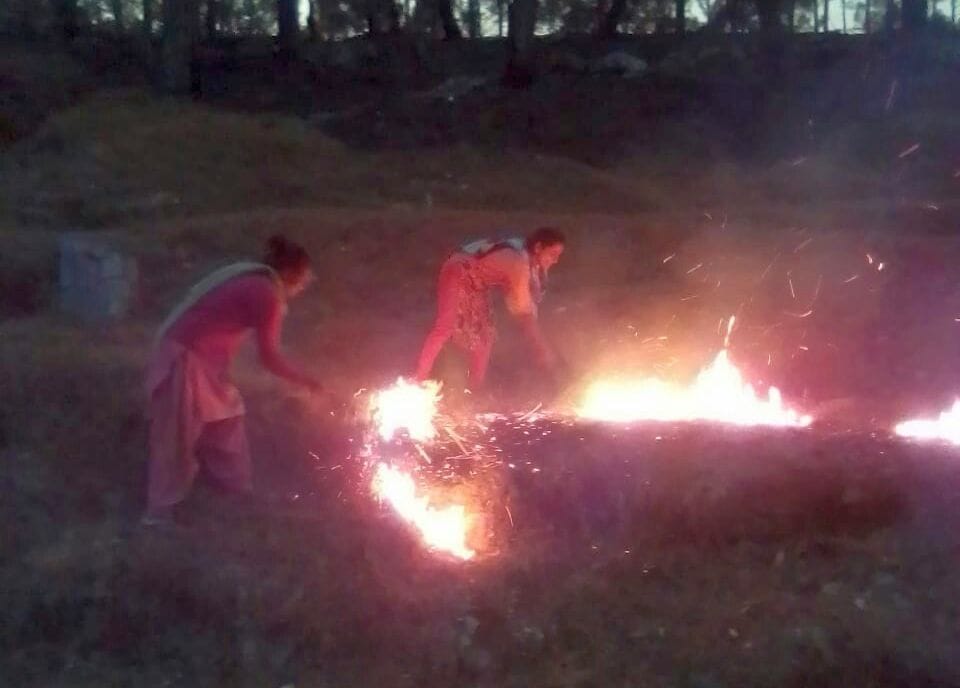 Forest Fire in Berhinag