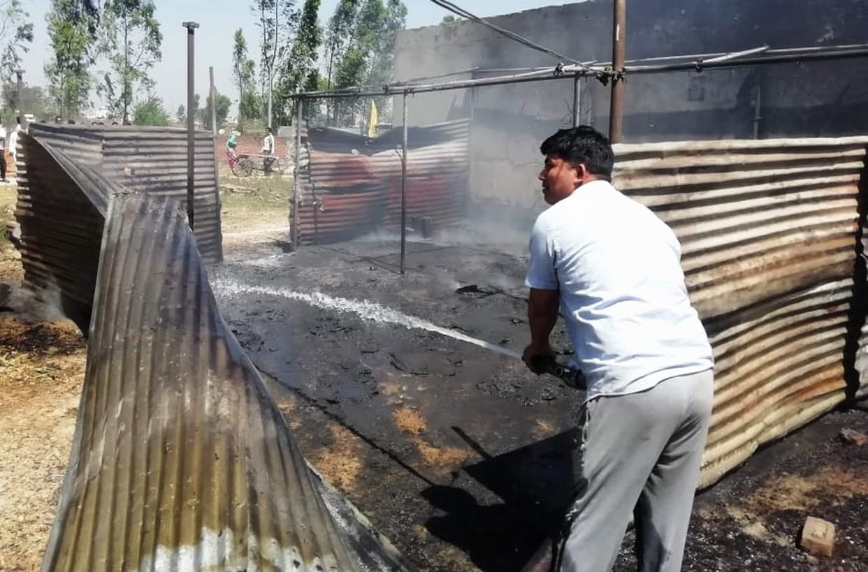 Fire in the firecracker factory, seven people including five women scorched