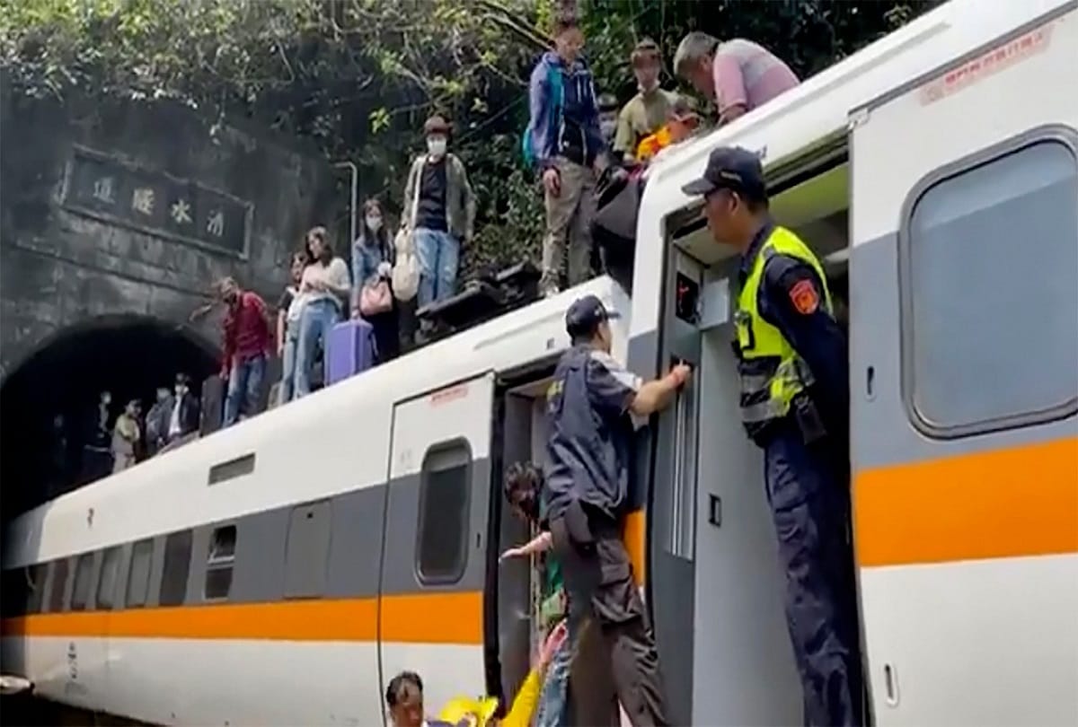 Taiwan train accident arrest warrant sought against the person responsible for the accident