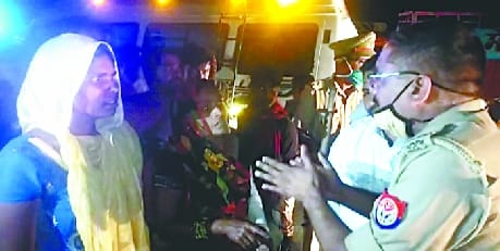 Jam put on dead body on national highway