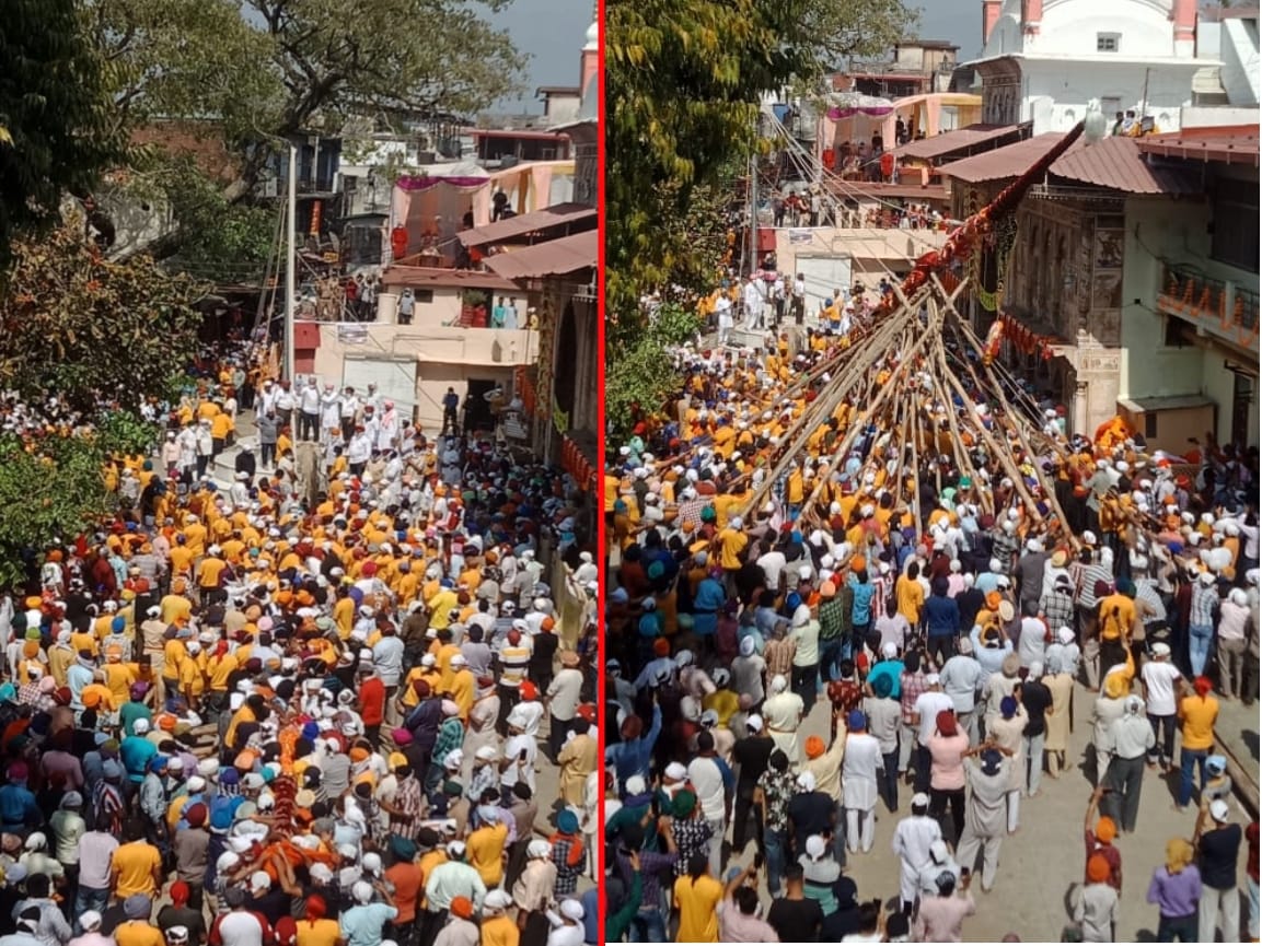 Dehradun jhanda mela 2021 News: Historical Jhanda Ji Arohan Today Vehicles banned around Darbar Sahib