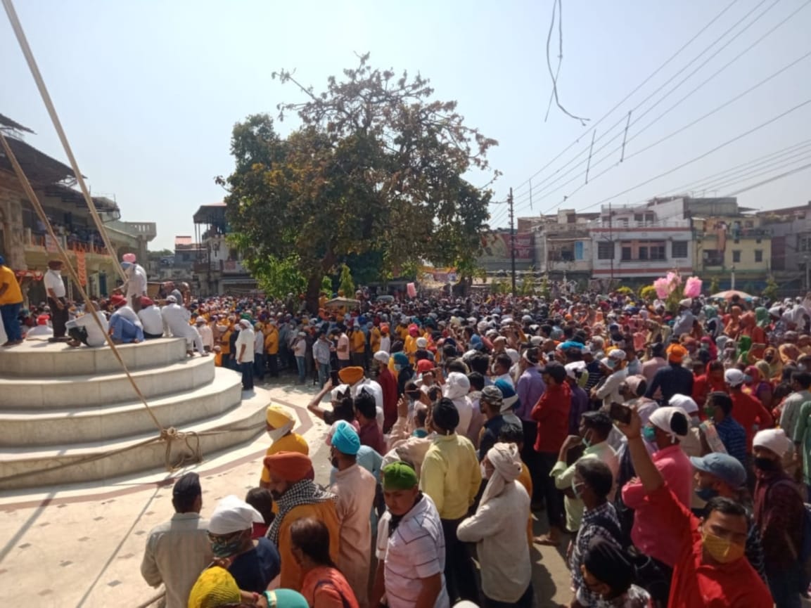 Dehradun jhanda mela 2021 News: Historical Jhanda Ji Arohan Today Vehicles banned around Darbar Sahib