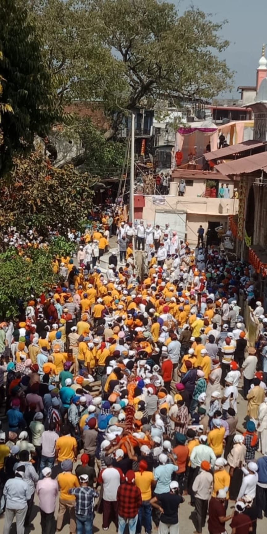 Dehradun jhanda mela 2021 News: Historical Jhanda Ji Arohan Today Vehicles banned around Darbar Sahib