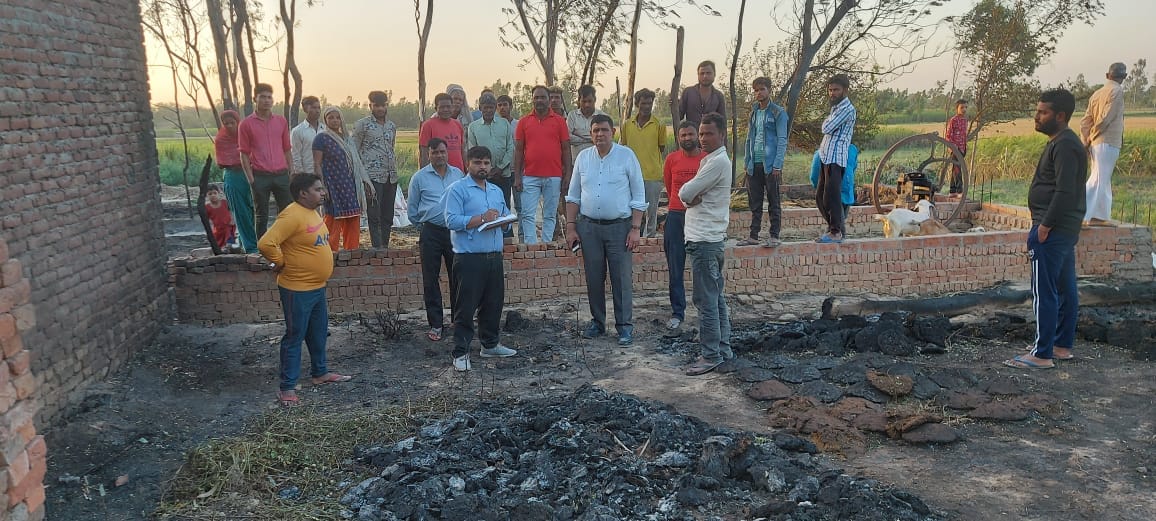 Blight caused havoc, fire at 16 places