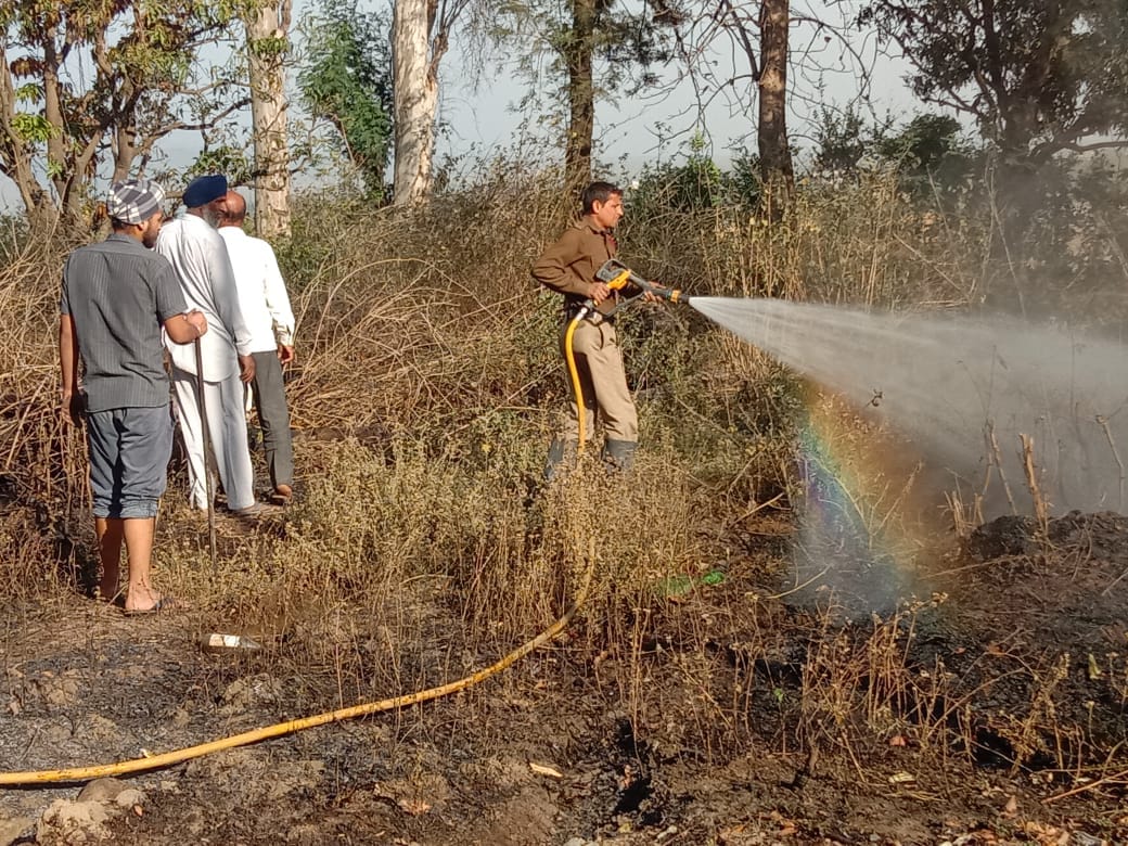 rest house burnt in bhangani sirmaur