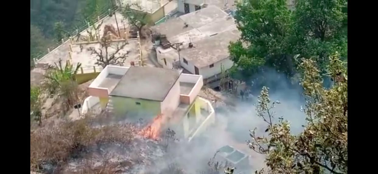Forest Fire in Pithauragrh