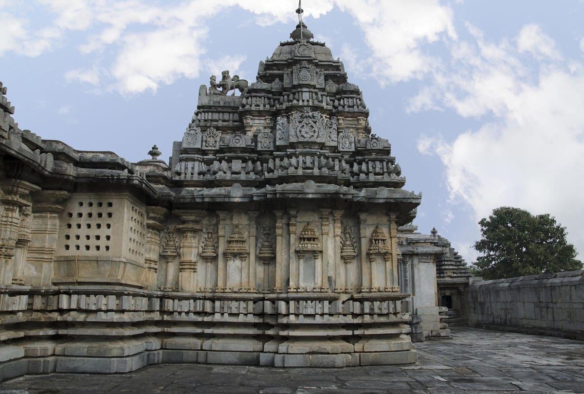 You can visit to Belur in South India
