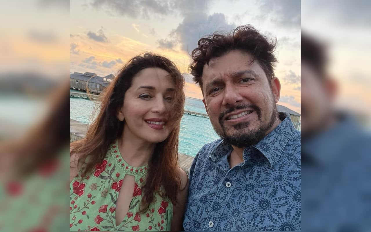 Madhuri dixit nene share throwback photo with husband Shri Ram and fans are showering love