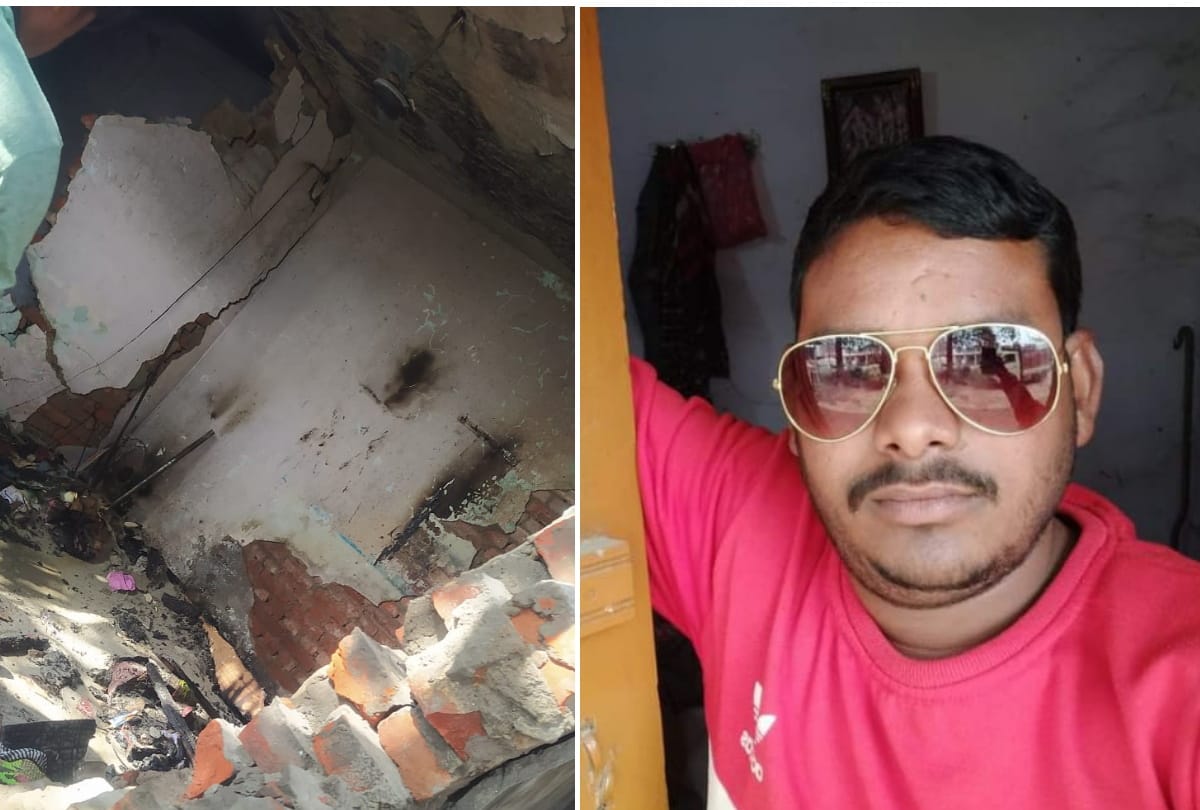 one killed after Explosion in junk shop at siddharth nagar