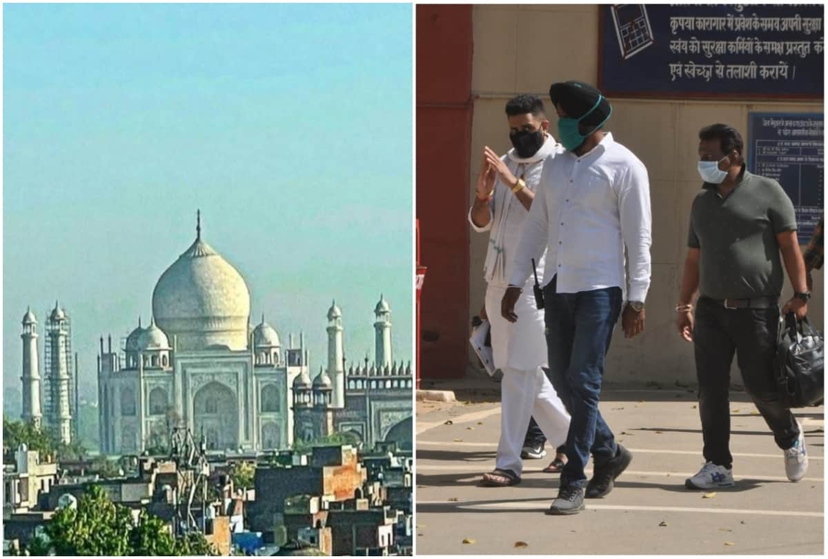 abhishek bachchan post taj mahal photo on instagram