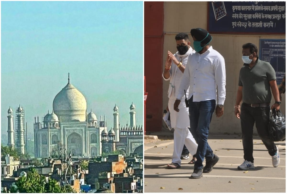 abhishek bachchan post taj mahal photo on instagram