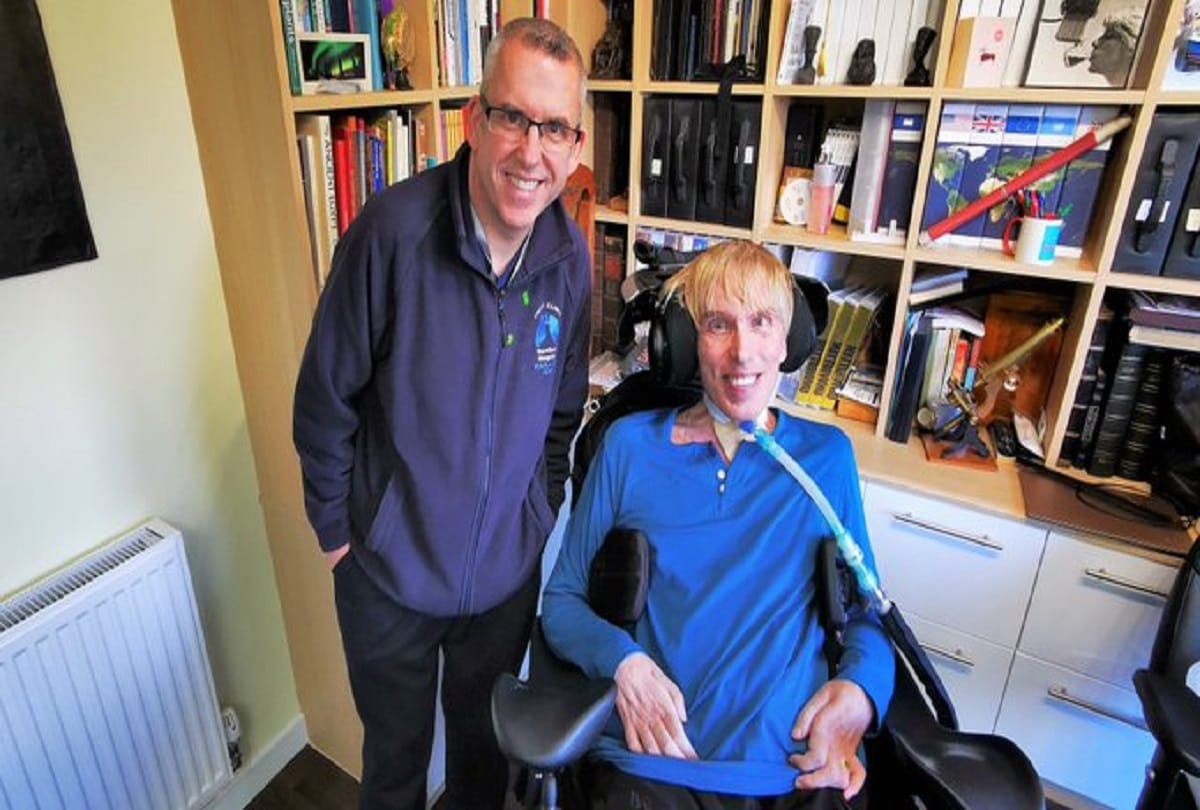 Scientist from Britain dr peter scott morgan transformed into worlds first Roboman after motor neurone disease