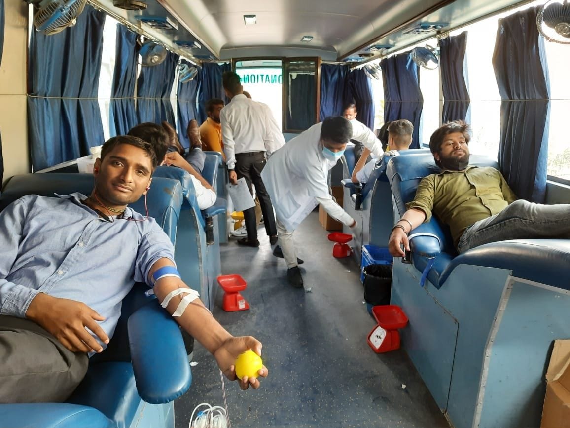 103 units of blood collected in the camp in Sector-62