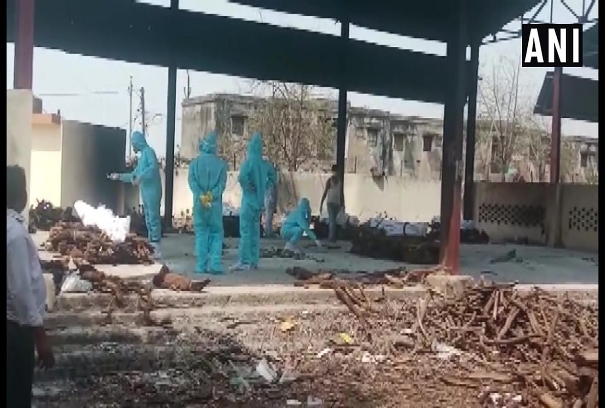 corona cases in chhattisgarh durg district where cremation and graveyard space reduced due to high number of corona death