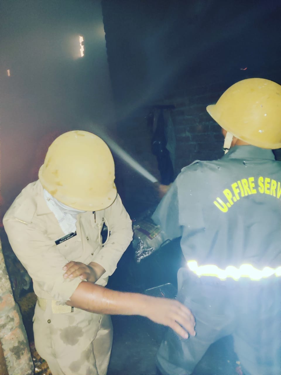 Fierce fire in Namkeen factory
