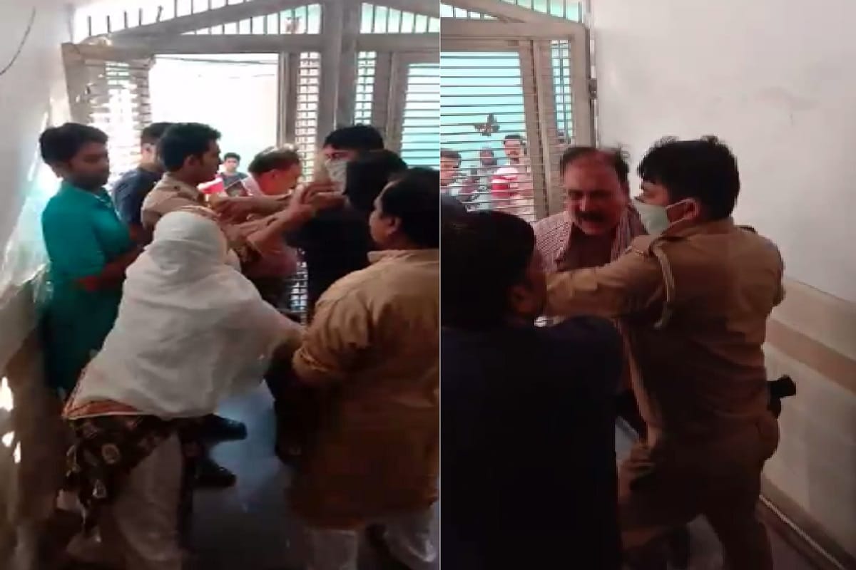 UP Crime News:  A woman has beaten up to a councilor in molestation case at Bijnor and video viral