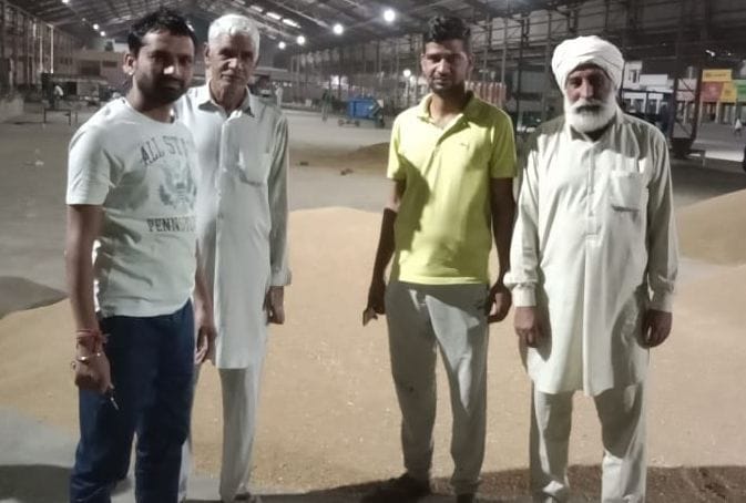 Farmer did not buy 180 quintals of wheat due to excess moisture