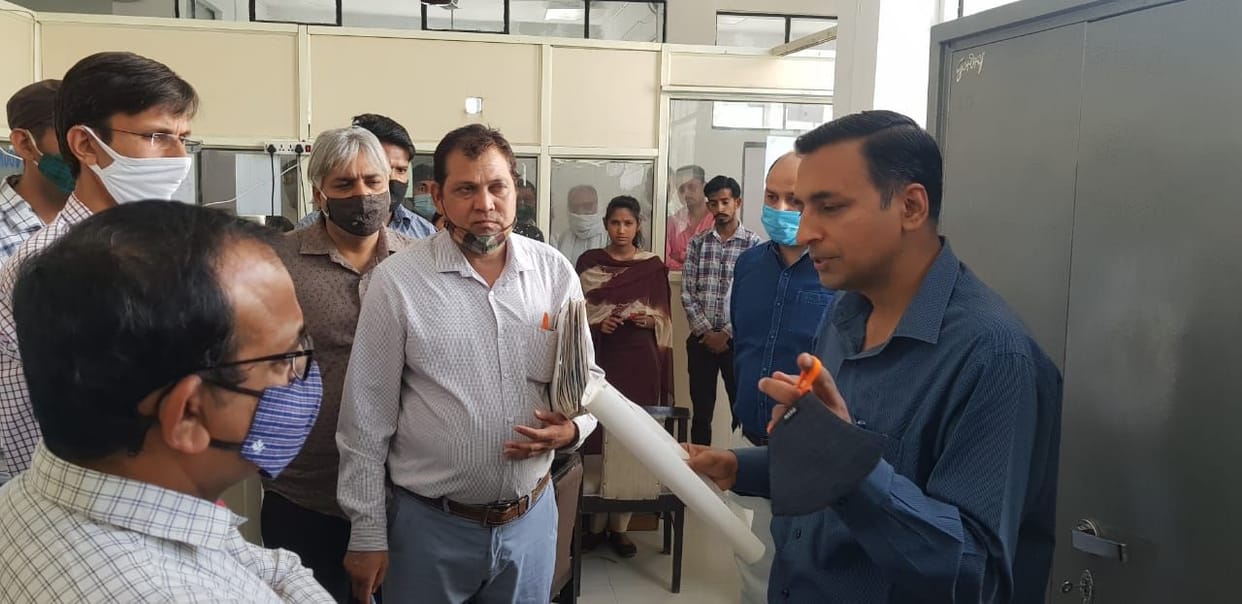 Crowd gathered to collect tax, commissioner himself distributed tokens