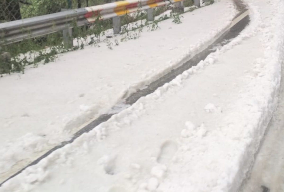 Himachal Weather Today: hailstorm warning for three days, snowfall and rainfall forecast