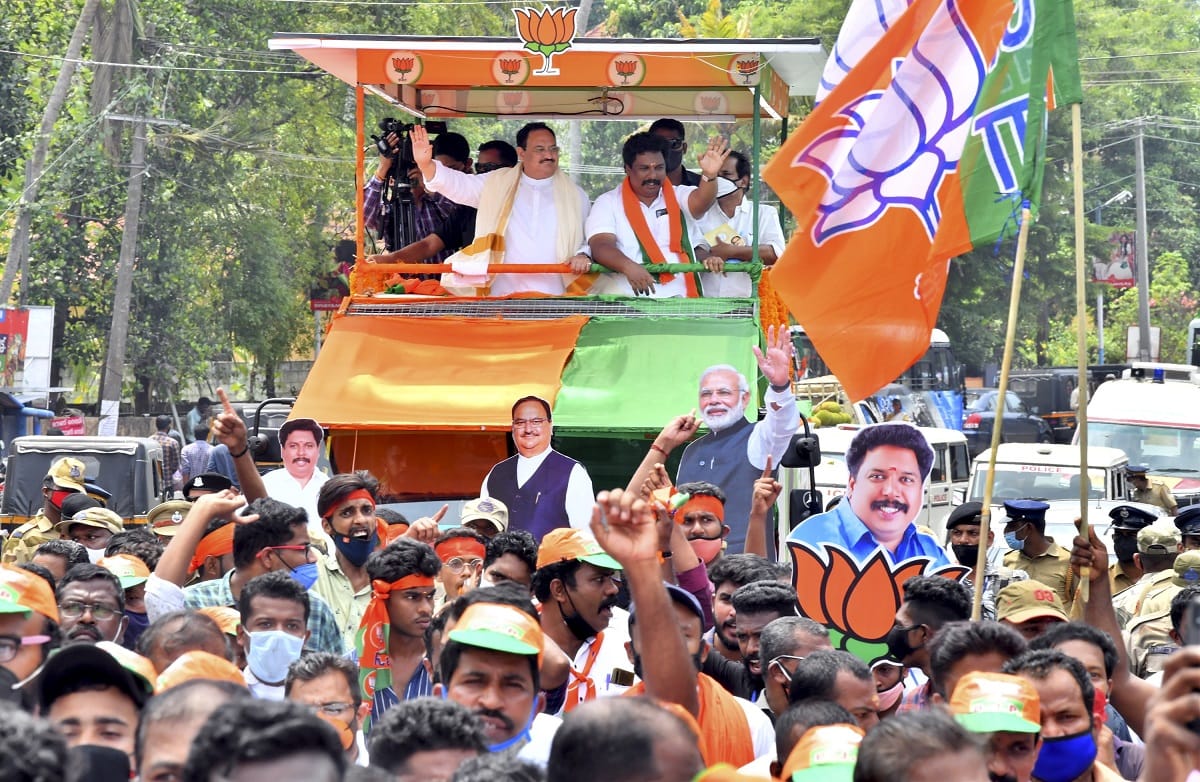 Now days political Road shows and rallies loosing their charm and become entertainment