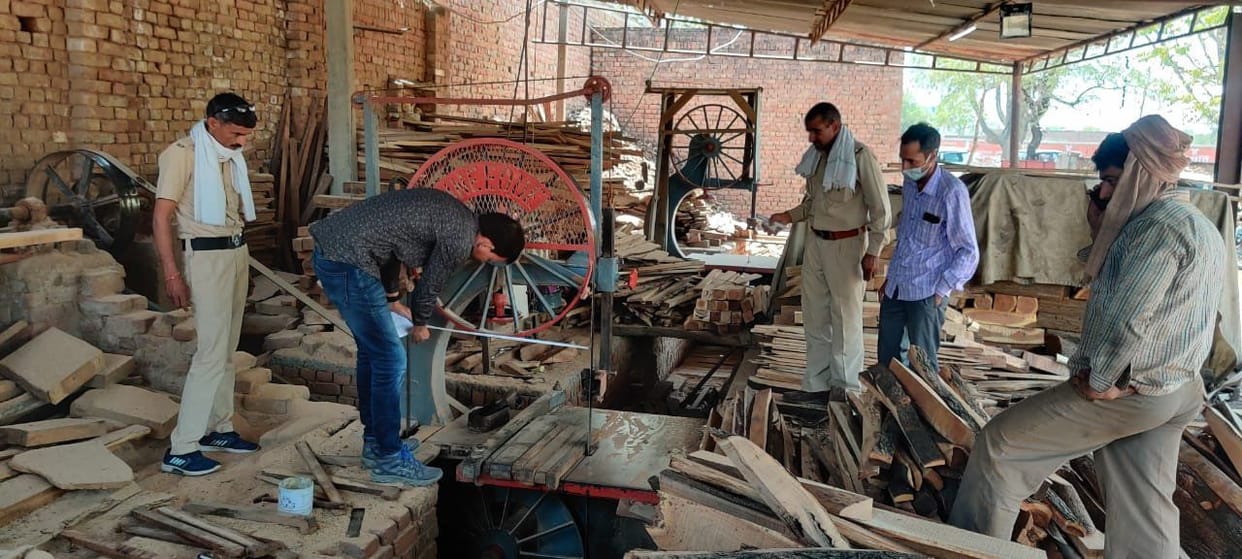 forest department, woods machine seel, action