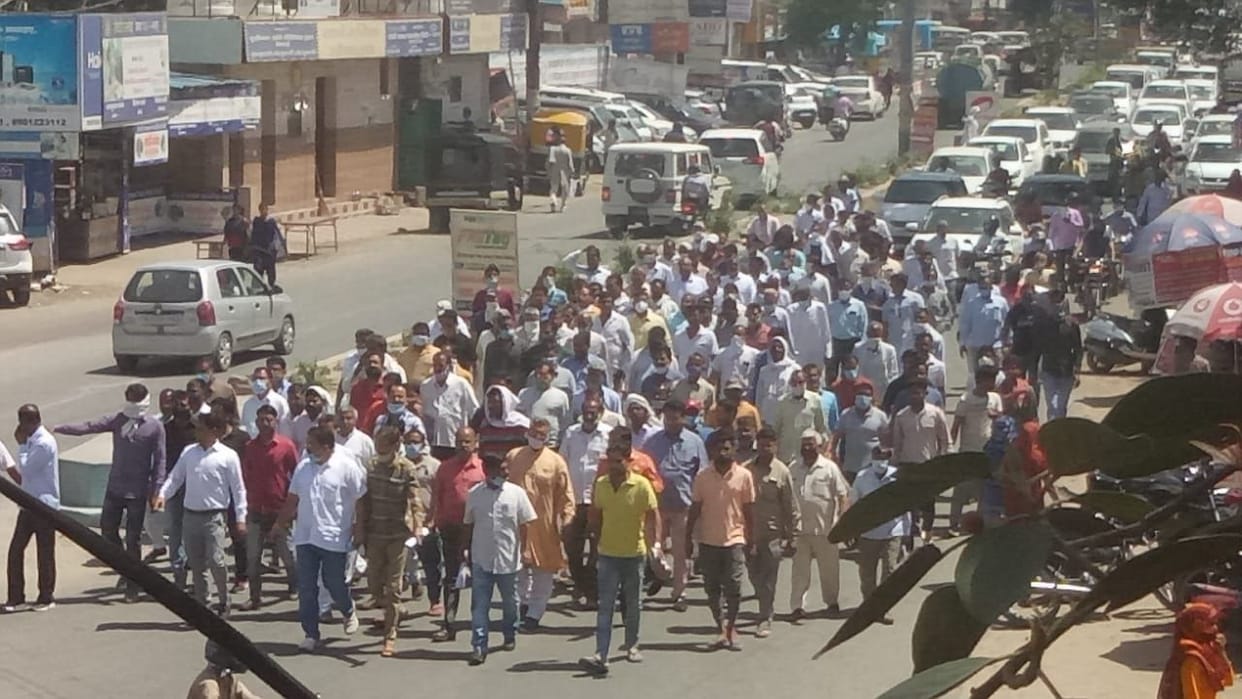 threats to chairpersons husband, protest, inquiry officer suspend